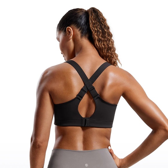 Zip Front High Impact Sports Bra - Picture 2 of 6